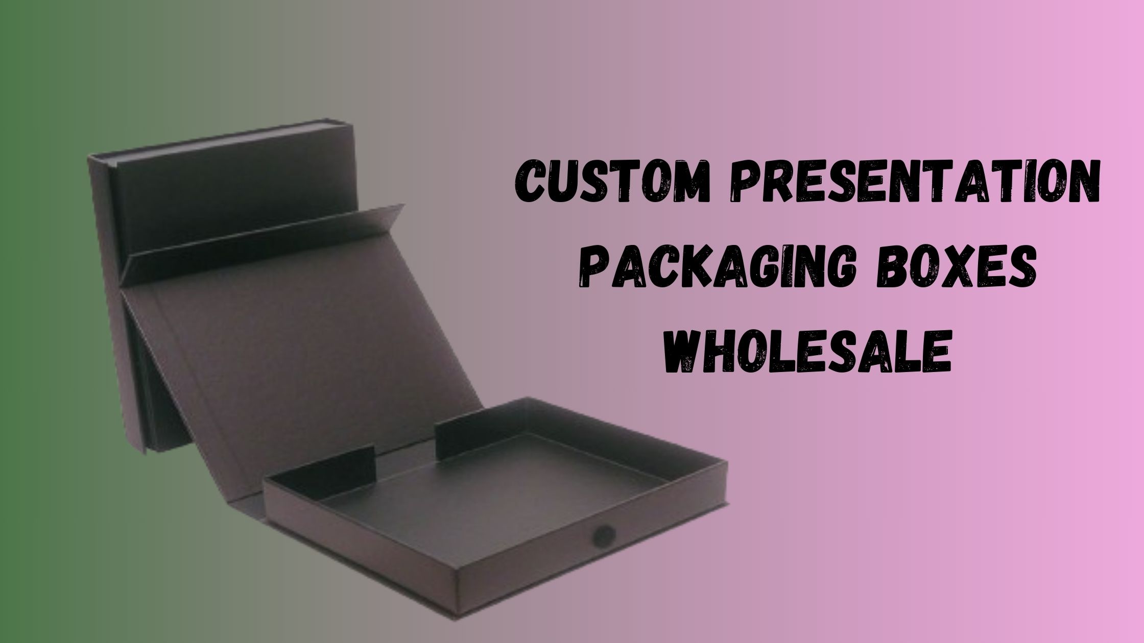 Unleashing the Power of Wholesale Custom Presentation Boxes for Your Business