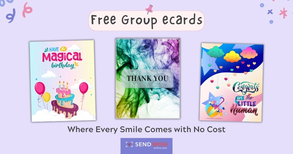 Explaining why free Group Ecards are perfect for team celebrations