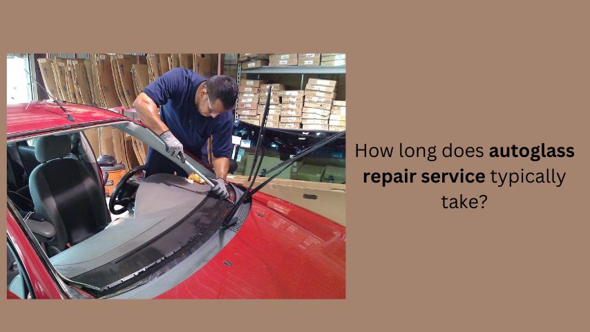 How long does autoglass repair service typically take?