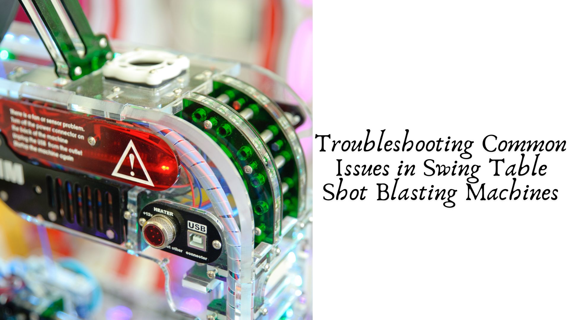 Troubleshooting Common Issues in Swing Table Shot Blasting Machines