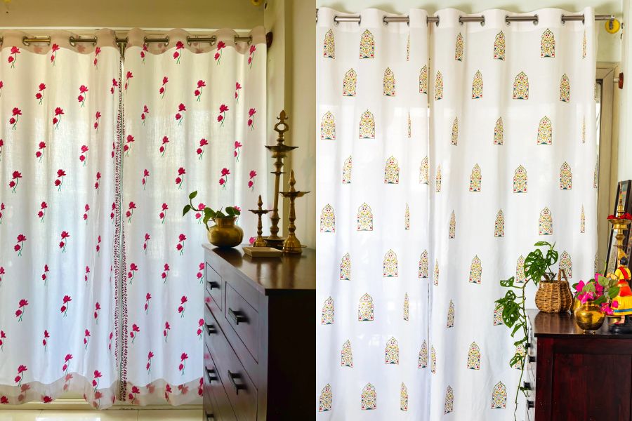 Hand Block Printed Curtains Add Beauty to Your Room